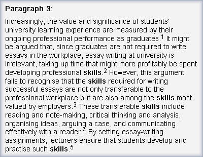 Essay writing transitional words